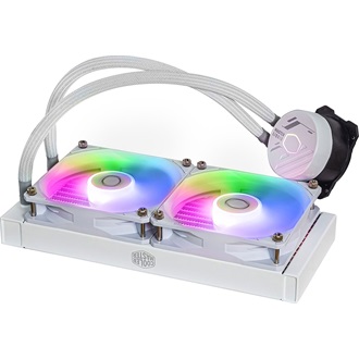 Cooler Master MasterLiquid 240L Core ARGB White processzor vízhűtő fehér