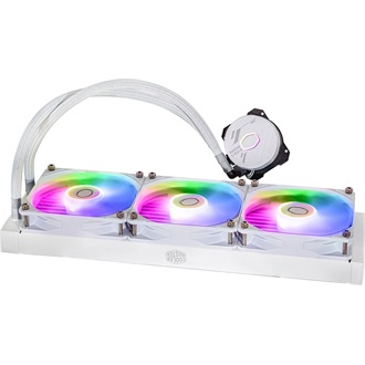Cooler Master MasterLiquid 360L Core ARGB processzor vízhűtő fehér