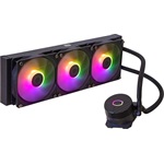 Cooler Master MasterLiquid 360L Core ARGB processzor vízhűtő fekete