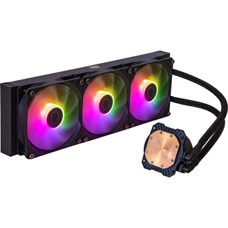 Cooler Master MasterLiquid 360L Core ARGB processzor vízhűtő fekete