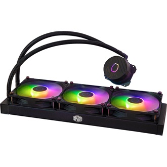 Cooler Master MasterLiquid 360L Core ARGB processzor vízhűtő fekete