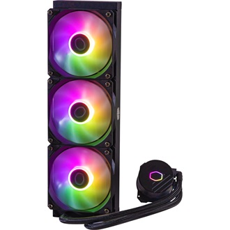 Cooler Master MasterLiquid 360L Core ARGB processzor vízhűtő fekete