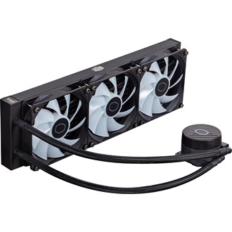 Cooler Master MasterLiquid 360L Core ARGB processzor vízhűtő fekete