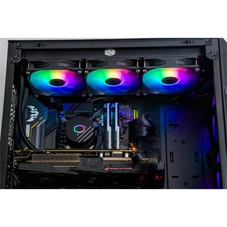 Cooler Master MasterLiquid 360L Core ARGB processzor vízhűtő fekete
