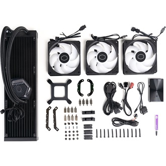 Cooler Master MasterLiquid 360 Atmos processzor vízhűtő  fekete