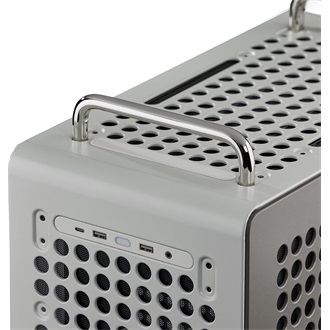 Cooler Master QUBE 540 táp nélküli ablakos Mid Tower számítógépház ezüst (Moonstone)