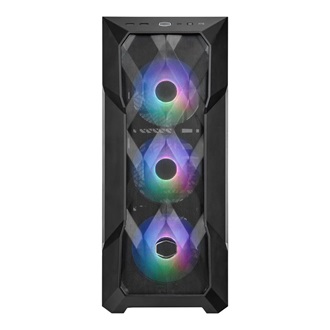 Cooler Master TD500 MAX táp nélküli ablakos Mid Tower számítógépház fekete