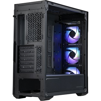 Cooler Master TD500 MAX táp nélküli ablakos Mid Tower számítógépház fekete