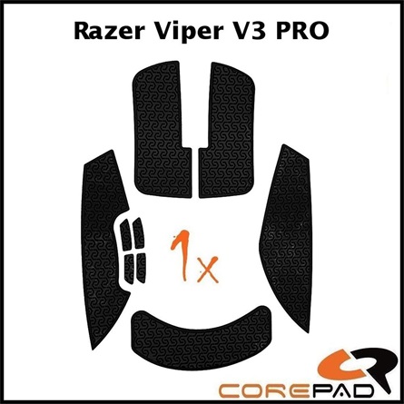 Corepad Razer Viper V3 Pro Soft Grips fekete