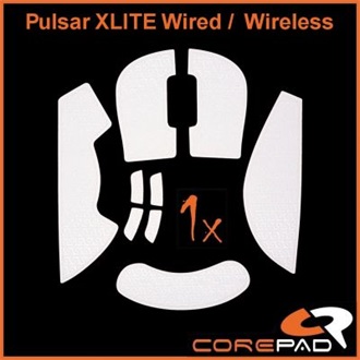 Corepad Mouse Rubber Sticker #721 - Pulsar Xlite Wired/ Wireless gaming Soft Grips fehér