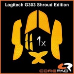 Corepad Logitech G303 Shroud Edition Soft Grips narancssárga