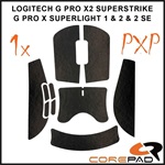 Corepad PXP #2201 Mouse Grip Tape for Logitech G PR SN: OX SUPERLIGHT black