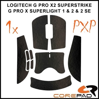 Corepad PXP #2201 Mouse Grip Tape for Logitech G PR SN: OX SUPERLIGHT black