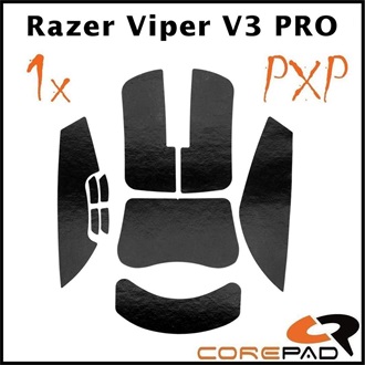 Corepad PXP #2228 Mouse Grip Tape for Razer Viper V SN: 3PRO black