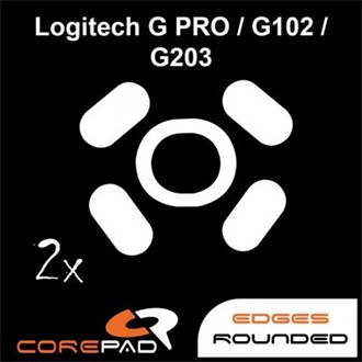 Corepad Skatez PRO 106 Logitech G PRO / G PRO HERO / G102 Prodigy / G203 Prodigy egértalp