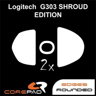 Corepad Skatez PRO 235 Logitech G303 Shroud Edition gaming egértalp