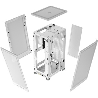 Corsair 2000D AIRFLOW táp nélküli SFF számítógépház fehér