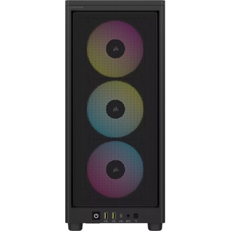 Corsair 2000D RGB AIRFLOW táp nélküli ablakos SFF számítógépház fekete