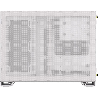 Corsair 2500X Dual-Chamber táp nélküli ablakos Mid Tower számítógépház fehér
