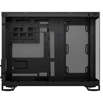 Corsair 2500X TG Dual-chamber táp nélküli ablakos MT Mini Tower számítógépház fekete-szürke