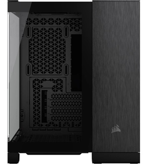 Corsair 2500X TG Dual-chamber táp nélküli ablakos MT Mini Tower számítógépház fekete-szürke