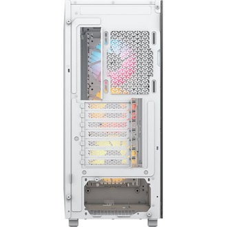 Corsair 3200D RS ARGB táp nélküli ablakos Mid Tower számítógépház fehér