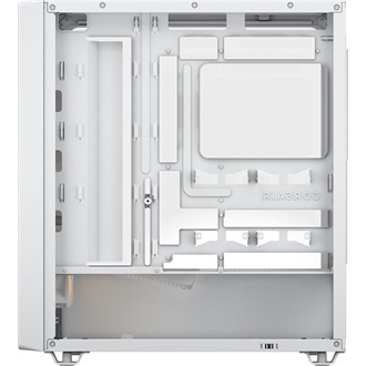 Corsair 3200D RS ARGB táp nélküli ablakos Mid Tower számítógépház fehér