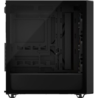 Corsair 3200D RS ARGB táp nélküli ablakos Mid Tower számítógépház fekete