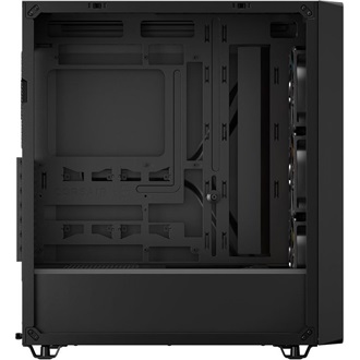 Corsair 3200D RS ARGB táp nélküli ablakos Mid Tower számítógépház fekete