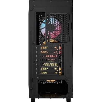 Corsair 3200D RS ARGB táp nélküli ablakos Mid Tower számítógépház fekete