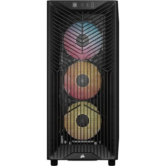 Corsair 3200D RS ARGB táp nélküli ablakos Mid Tower számítógépház szürke (Smoke)