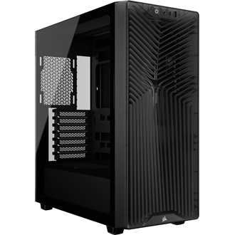 Corsair 3200D RS táp nélküli ablakos Mid Tower számítógépház szürke (Smoke)