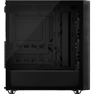 Corsair 3200D RS táp nélküli ablakos Mid Tower számítógépház szürke (Smoke)