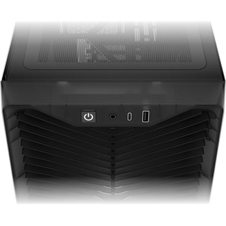 Corsair 3200D RS táp nélküli ablakos Mid Tower számítógépház szürke (Smoke)