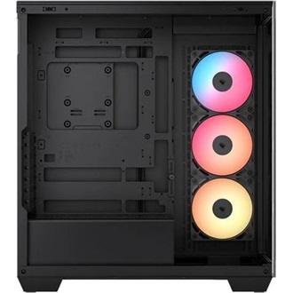 Corsair 3500X RS-R ARGB táp nélküli ablakos Mid Tower számítógépház fekete