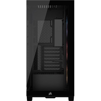 Corsair 3500X RS-R ARGB táp nélküli ablakos Mid Tower számítógépház fekete