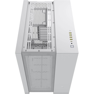 Corsair 6500D AIRFLOW Dual-Chamber táp nélküli ablakos Mid Tower számítógépház fehér