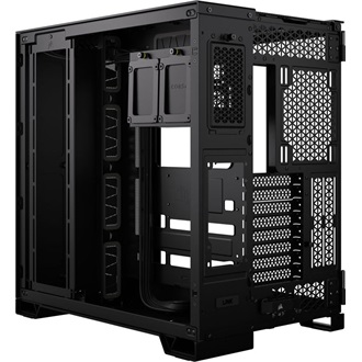 Corsair 6500D AIRFLOW Dual-Chamber táp nélküli ablakos Mid Tower számítógépház fekete