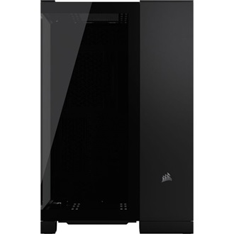 Corsair 6500X Dual-Chamber táp nélküli ablakos Mid Tower számítógépház fekete