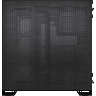 Corsair 6500X Dual-Chamber táp nélküli ablakos Mid Tower számítógépház fekete