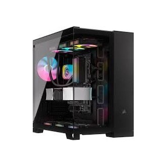 Corsair 6500X Dual-Chamber táp nélküli ablakos Mid Tower számítógépház fekete