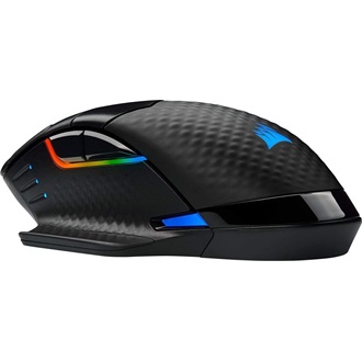 Corsair Dark Core RGB PRO Pixart 3392 optikai USB / Bluetooth / vezeték nélküli gaming egér fekete