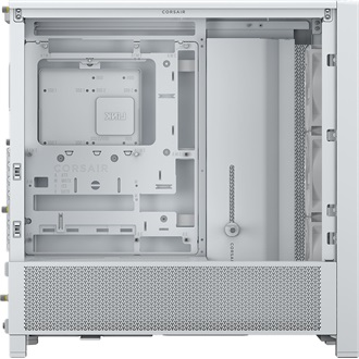 Corsair FRAME 4000D RS táp nélküli ablakos Mid Tower számítógépház fehér