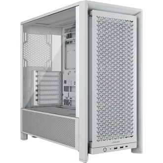 Corsair FRAME 4000D RS táp nélküli ablakos Mid Tower számítógépház fehér
