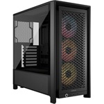 Corsair FRAME 4000D RS táp nélküli ablakos Mid Tower számítógépház fekete