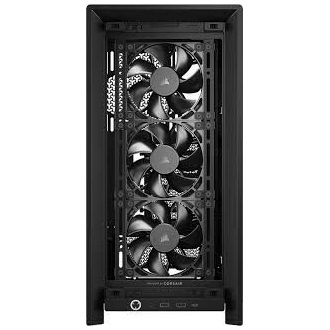 Corsair FRAME 4000D RS táp nélküli ablakos Mid Tower számítógépház fekete