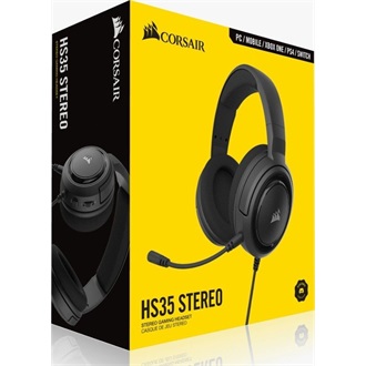 Corsair HS35 gaming fejhallgató headset fekete