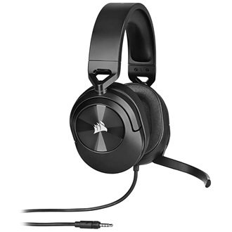 Corsair HS55 Stereo (Carbon) gaming fejhallgató headset fekete