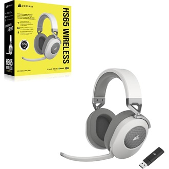 Corsair HS65 v2 gaming fejhallgató headset fehér-szürke