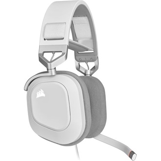 Corsair HS80 RGB USB gaming fejhallgató headset fehér